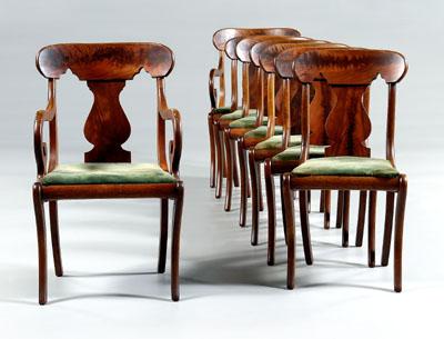 Set eight Gothic Revival style