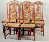 SET EIGHT SPANISH COLONIAL STY