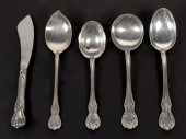 SET, FIVE MISC TOWLE STERLING