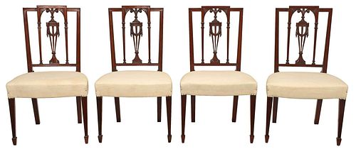 SET FOUR NEW YORK FEDERAL CARVED