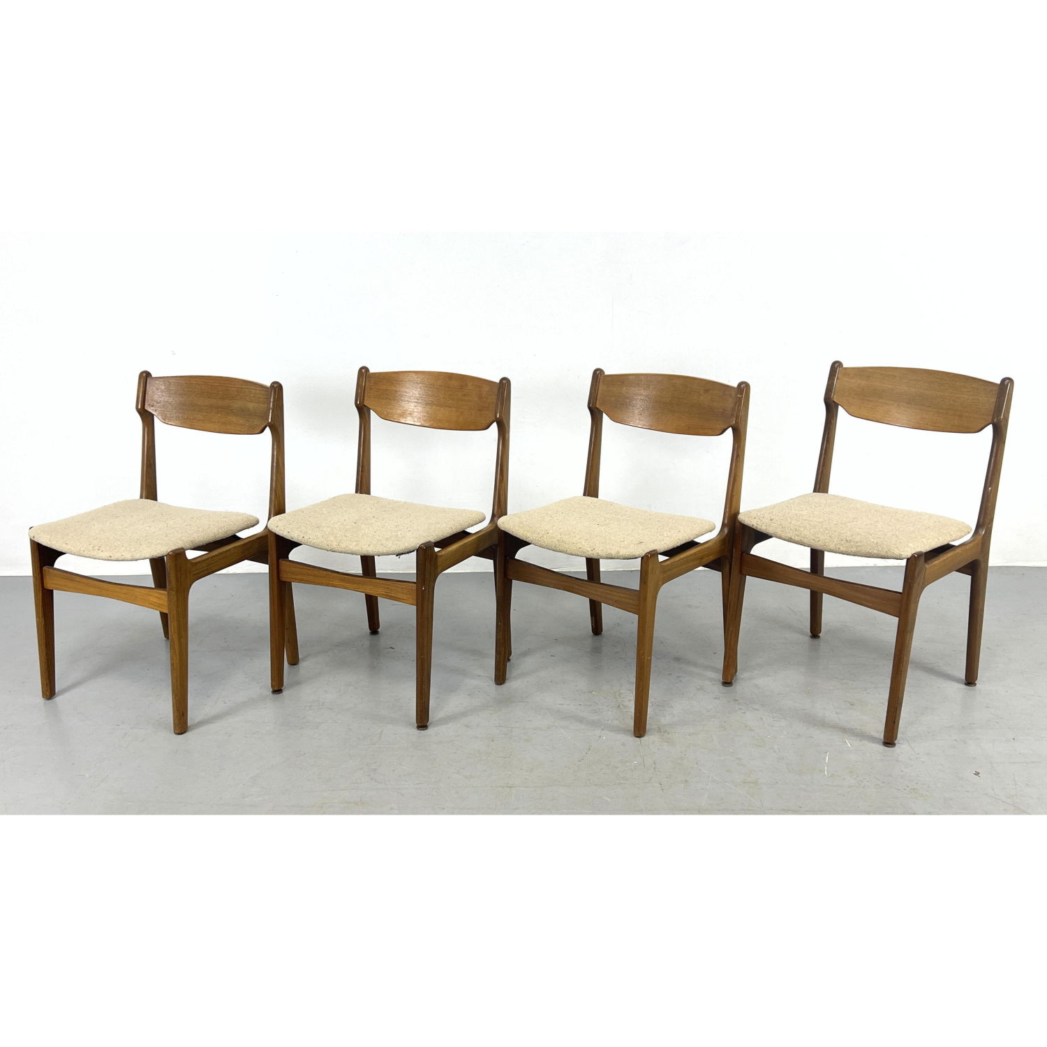 Set Four teak Erik Buch style