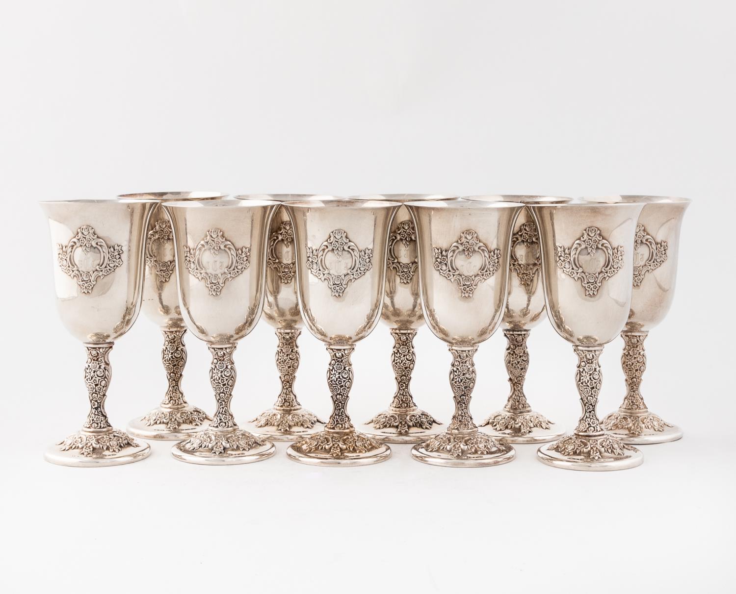 SET OF 10, AMERICAN SILVERPLATE