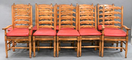 SET OF 10 CONTINENTAL STYLE MAPLE