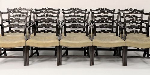 SET OF 10 EARLY GEORGE III STYLE