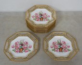 SET OF 10 EUROPEAN CERAMIC OCT