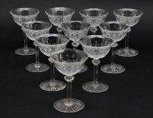 SET OF 10 FRENCH SAINT-LOUIS T