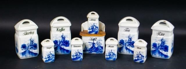 SET OF 10 GERMAN C.A.W. PORCELAIN