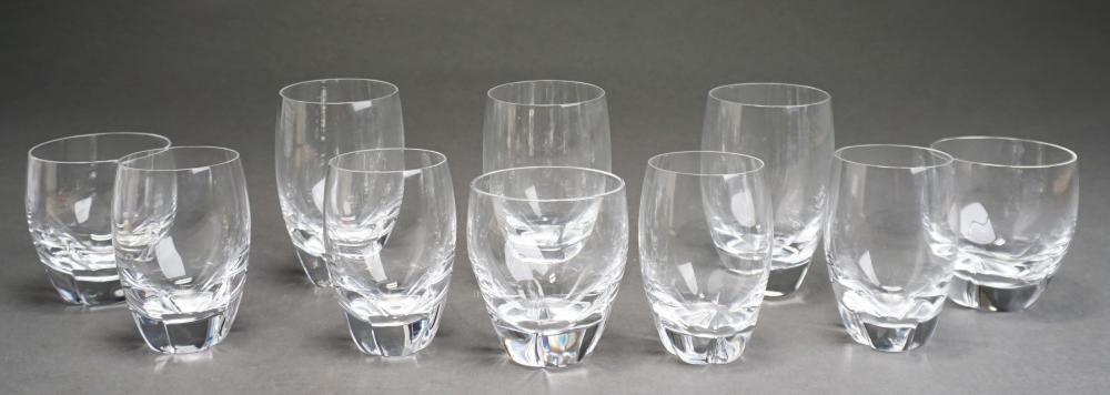 SET OF 10 LALIQUE CRYSTAL