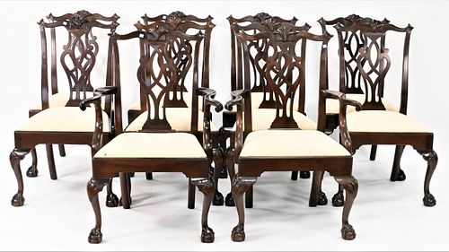 SET OF 10 MAHOGANY STICKLEY