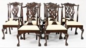 SET OF 10 MAHOGANY STICKLEY CH
