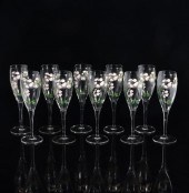 SET OF 10 PERRIER JOUëT BELLE