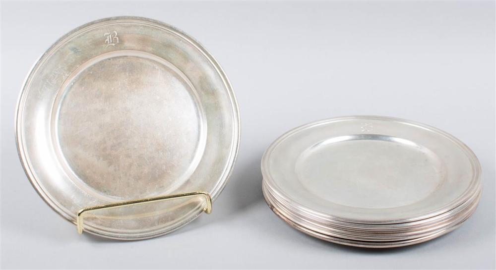 SET OF 10 S. KIRK & SON SILVER