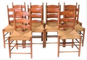 SET OF 10 SHAKER STYLE LADDER