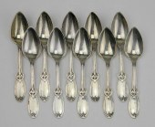 SET OF 10 STERLING SILVER DEMI