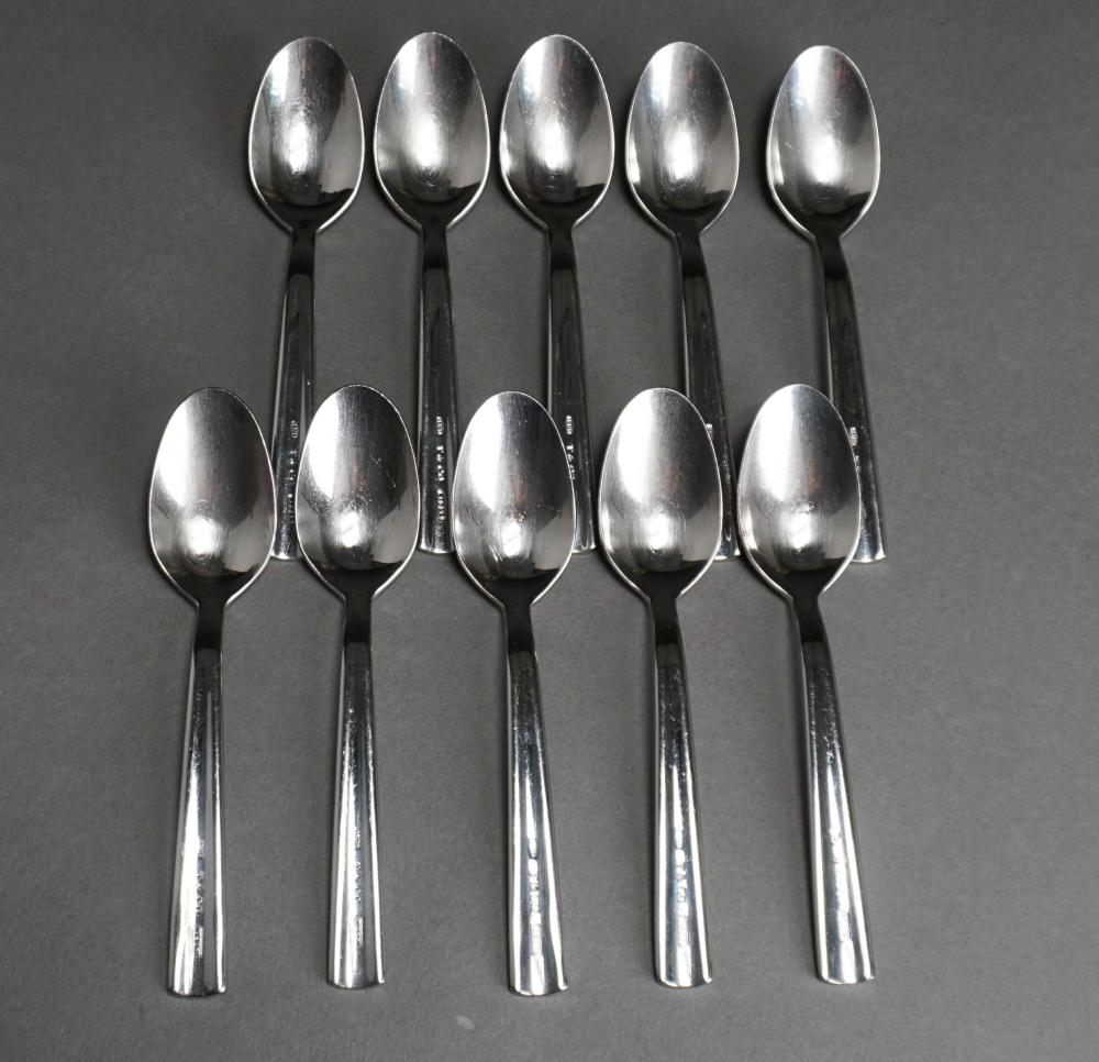 SET OF 10 TIFFANY & CO. STAINLESS