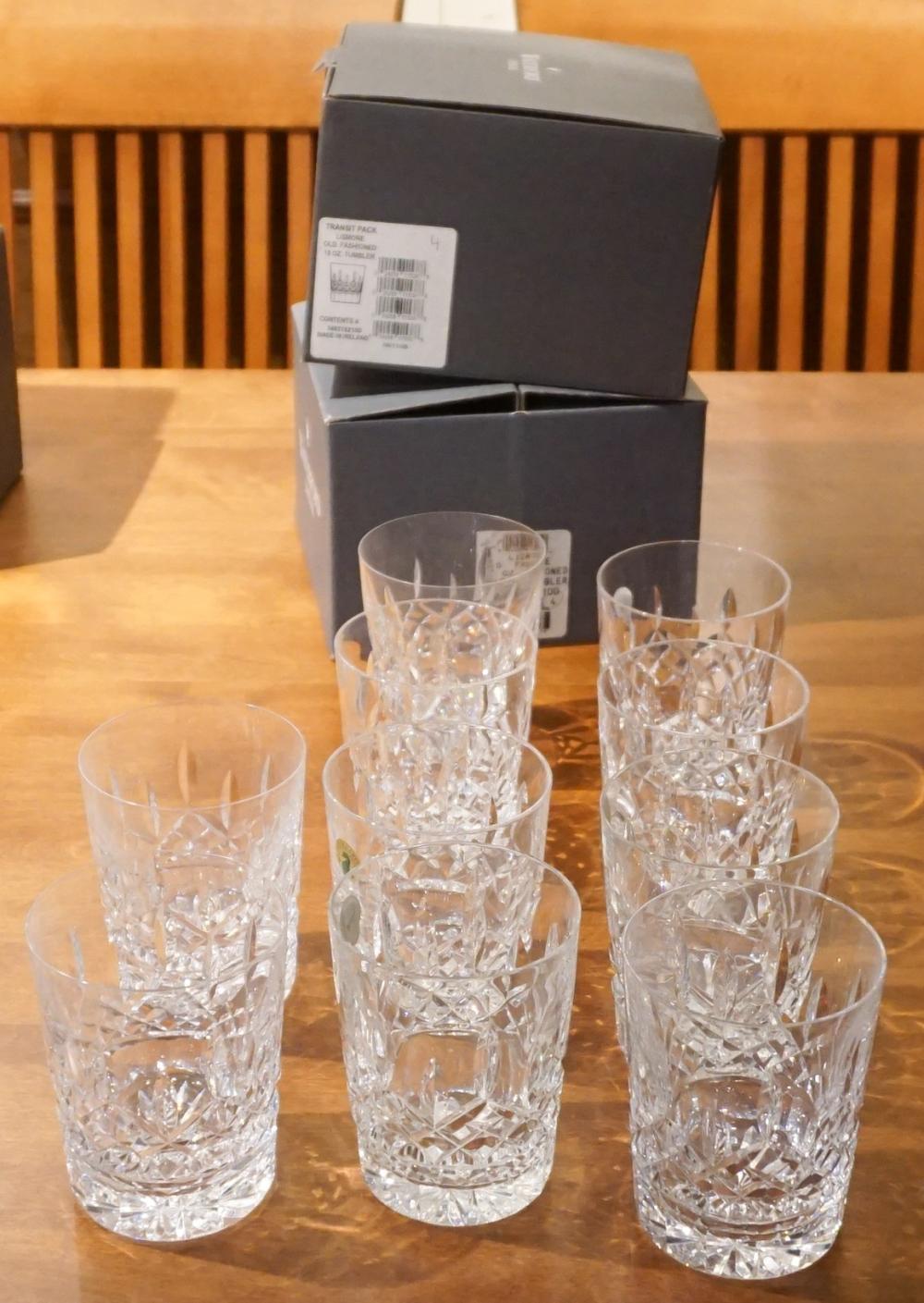 SET OF 10 WATERFORD LISMORE PATTERN