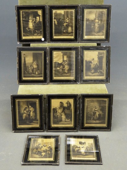 Set of (11) 19th c. ''Cries Of