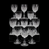 SET OF 11 BACCARAT 'COLBERT' C