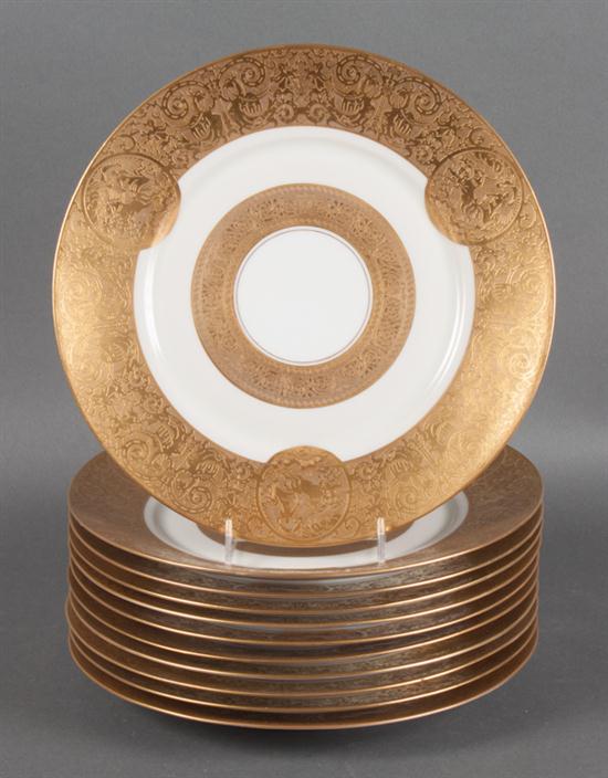 Set of 11 Bauscher-Weiden gilt