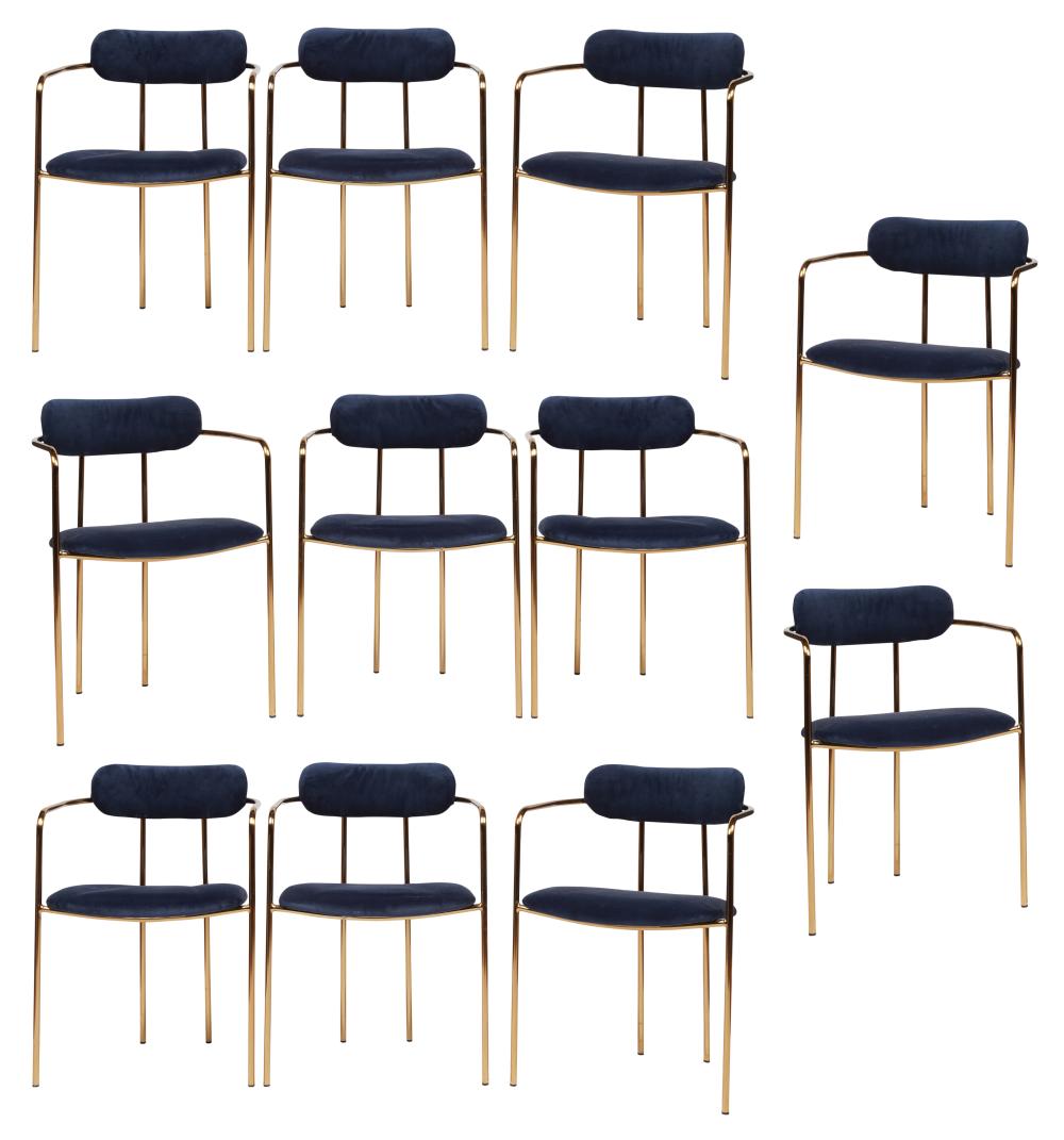 SET OF 11 CONTEMPORARY BRASS