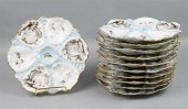 SET OF 11 HAVILAND LIMOGES OYS