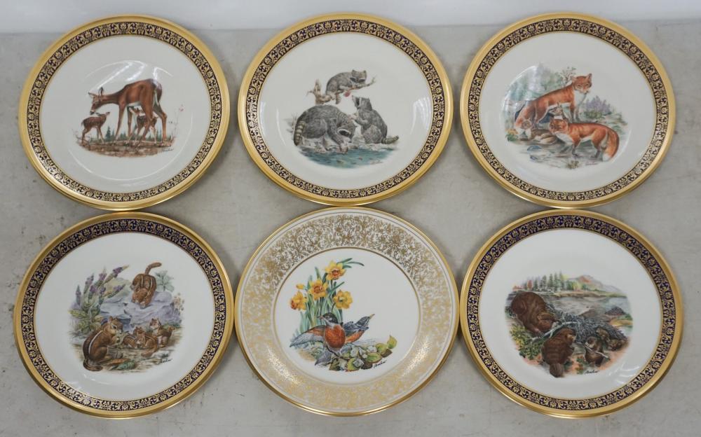SET OF 11 LENOX 'BOEHM WOODLAND