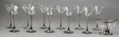 SET OF 11 METAL-STEMMED MARTIN