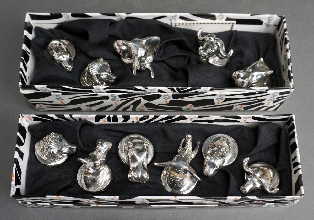 SET OF 11 STERLING SILVER CLAD