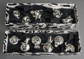 SET OF 11 STERLING SILVER CLAD