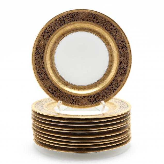 SET OF (11) VINTAGE GOLD