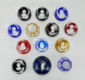 SET OF 12 20TH C. BACCARAT 'CA