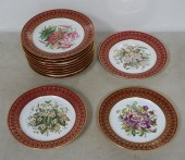 SET OF 12 A. BARRè FOR SEVRES