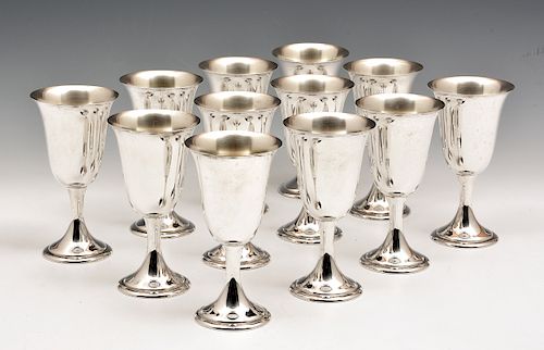 SET OF 12 ALVIN STERLING SILVER