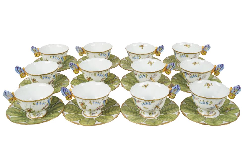 SET OF 12 ANNA WEATHERLEY PORCELAIN
