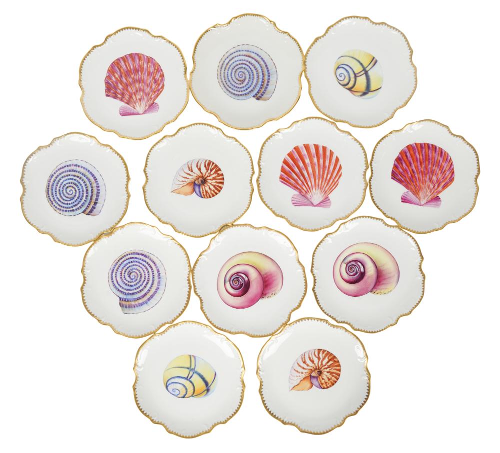SET OF 12 ANNA WEATHERLEY PORCELAIN