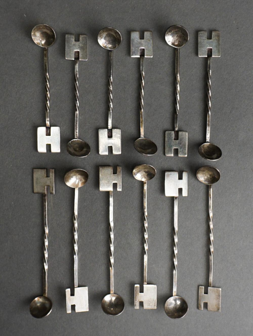 SET OF 12 ASSORTED HANDWROUGHT