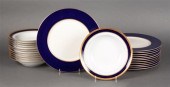 Set of 12 Castleton cobalt ban