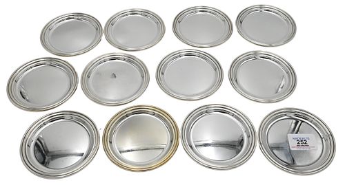 SET OF 12 CONTINENTAL SILVER