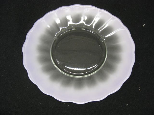 Set of 12 Crystal Salad Plates
