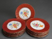 SET OF 12 CZECHOSLOVAKIAN FLOR