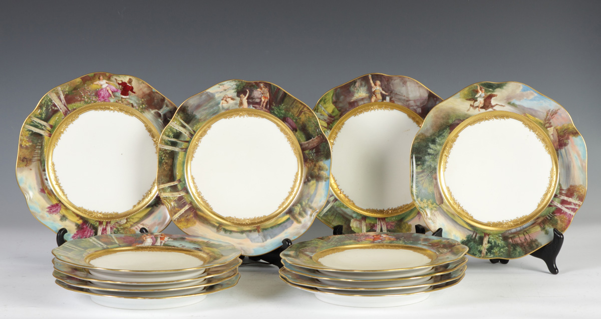 Set of 12 Dresden Plates Richard