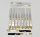 SET OF 12 FRENCH 19TH CENTURY