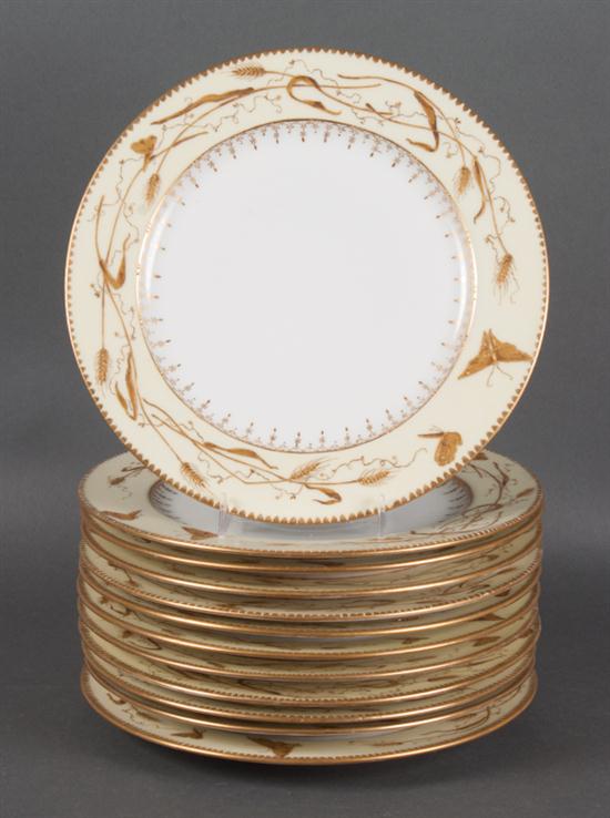 Set of 12 French probably Limoges