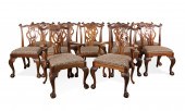 SET OF 12 GEORGE III STYLE MAH