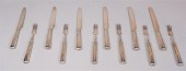 SET OF 12 GEORGIAN SILVER KNIV