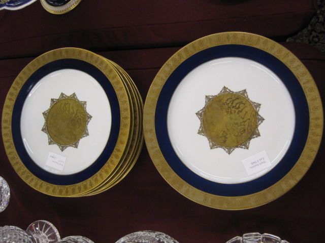 Set of 12 Gold Encrusted