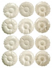 SET OF 12 ITALIAN WHITE-GLAZED