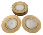 SET OF 12 PICKARD DINNER PLATE