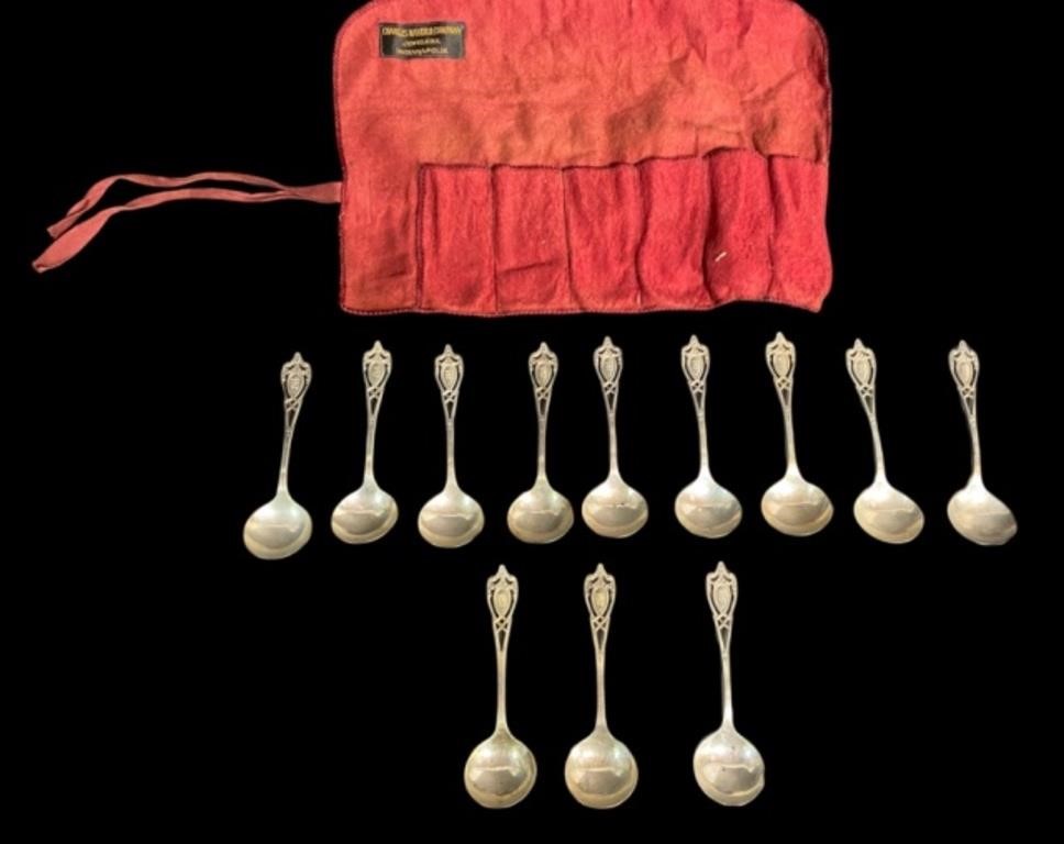 SET OF 12 ROGERS LUNT & BOWLEN