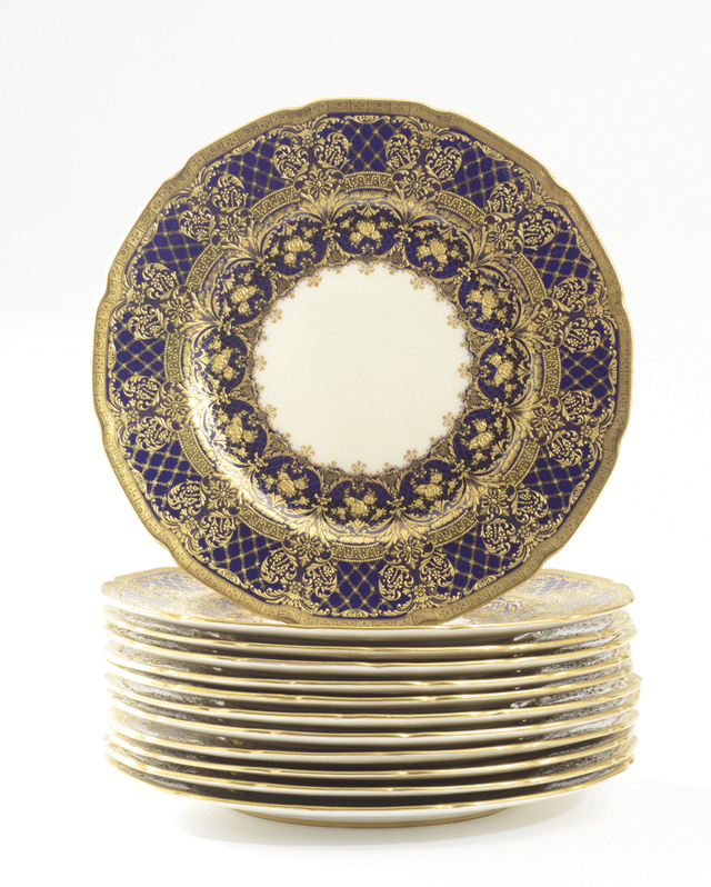 SET OF 12 ROYAL DOULTON FOR TIFFANY